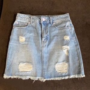 Denim skirt